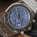 Seiko Royal Oak Chronograph Blue Ottoman Prieur